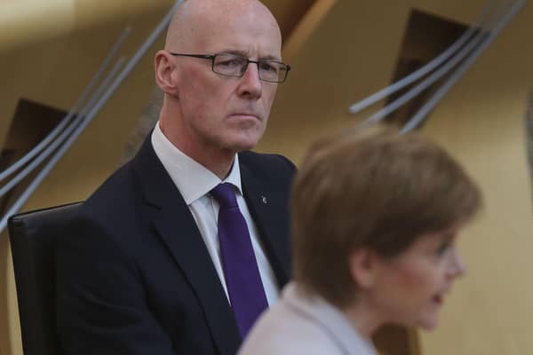 Nicola Sturgeon is backing John Swinney (Photo by Fraser Bremner - WPA Pool/Getty Images)