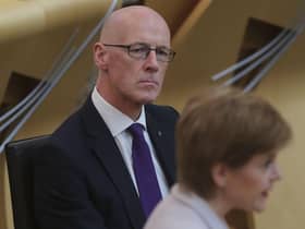 Nicola Sturgeon is backing John Swinney (Photo by Fraser Bremner - WPA Pool/Getty Images)