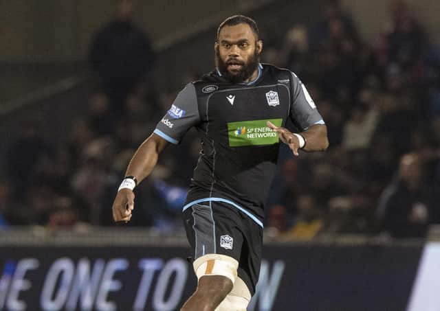 Glasgow Warriors' Leone Nakarawa will miss the Edinburgh matches. Picture: Gary Hutchison / SNS