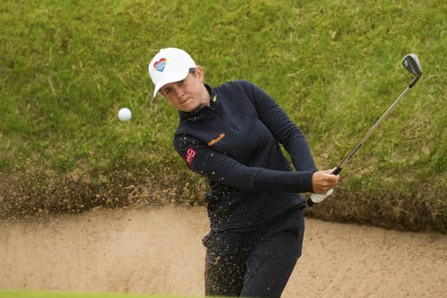 Michele Thomson will take her place in the 144-player field for this week's historic first staging of the AIG Women's Open at Royal Troon. Picture: Tristan Jones