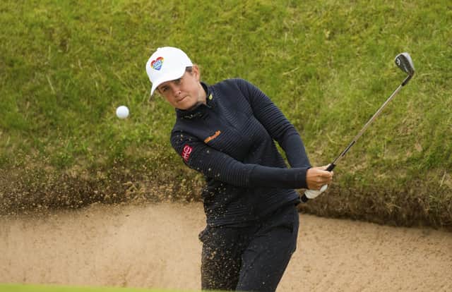 Michele Thomson will take her place in the 144-player field for this week's historic first staging of the AIG Women's Open at Royal Troon. Picture: Tristan Jones