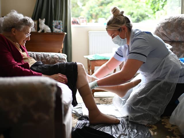 Staff in care homes and who visit eldery people at home are similarly stretched, says Tom Wood