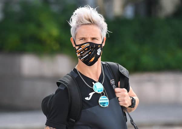 The vastly experienced Janine van Wyk will be a key player for Glasgow City against Wolfsburg in the Champions League. Picture: Craig Foy / SNS