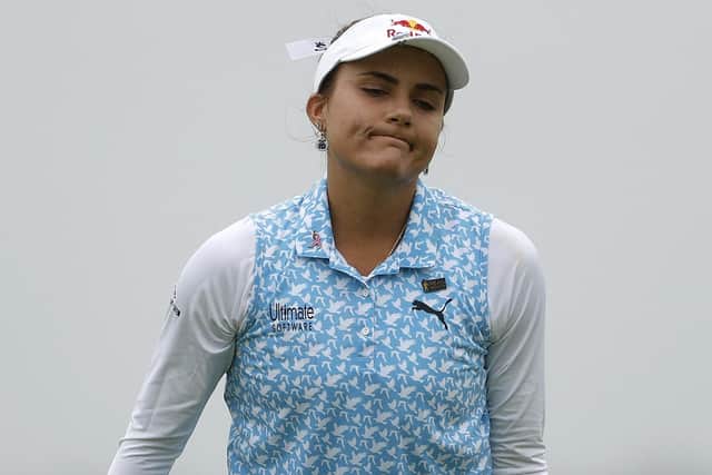 Lexi Thompson was lucky to escape rules punishment. Picture: Patrick Smith/Getty
