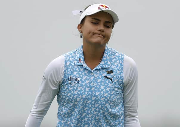 Lexi Thompson was lucky to escape rules punishment. Picture: Patrick Smith/Getty