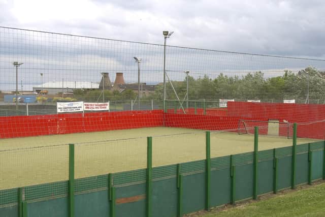 Field of dreams: The Power League five-a-side pitches at Portobello in Edinburgh. Picture: TSPL