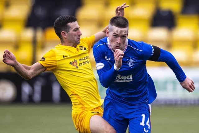 Ryan Kent is settled at Rangers, says Steven Gerrard. Picture: Craig Williamson/PA Wire