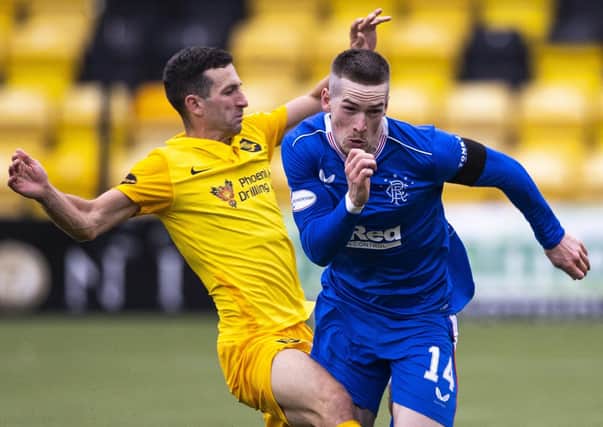 Ryan Kent is settled at Rangers, says Steven Gerrard. Picture: Craig Williamson/PA Wire