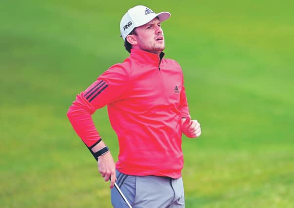 Connor Syme is joint leader going into the final round of the Wales Open. Picture: Ross Kinnaird/Getty Images