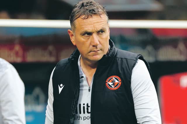Dundee United manager Micky Mellon. Picture: Steve Welsh/PA Wire