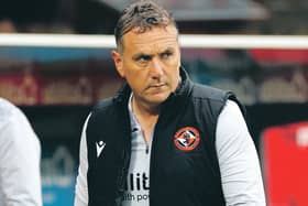 Dundee United manager Micky Mellon. Picture: Steve Welsh/PA Wire