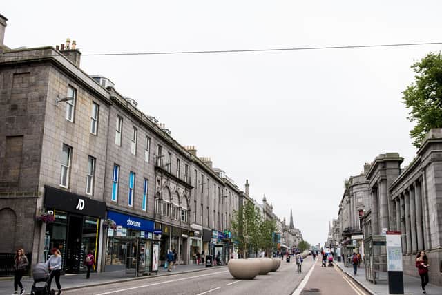 A general view of Union Street in Aberdeen. Picture: Ross Parker/SNS Group