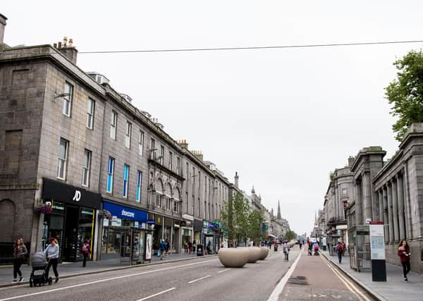 A general view of Union Street in Aberdeen. Picture: Ross Parker/SNS Group