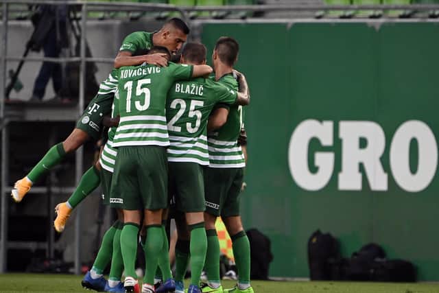 Ferencvaros set up the tiewith Celtic when they defeated Swedish champions Djurgarden in Budapest last midweek. Picture: Zsolt Szigetvary/MTI via AP