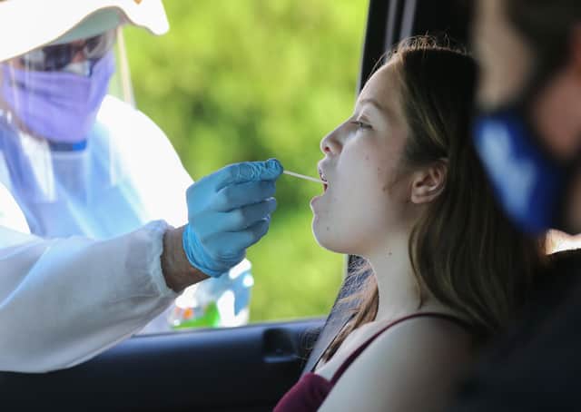 The World Health Organisation urged countries to increase testing capacity as early as February (Picture: Mario Tama/Getty Images)