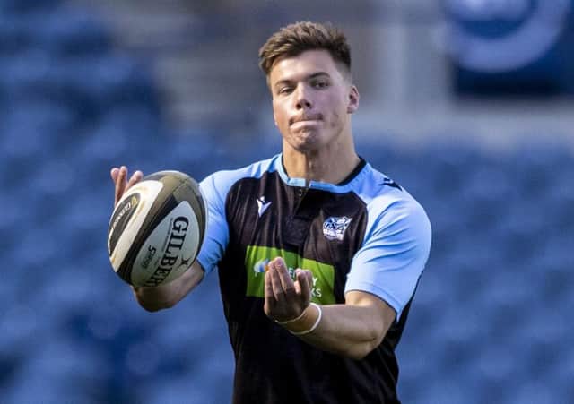 Huw Jones ‘ticks a lot of boxes’ as a full-back as well as being a world-class 13, according to Glasgow head coach Danny Wilson. Picture: SNS/SRU
