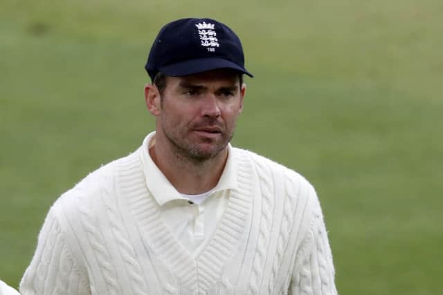 Poor weather could force James anderson to wait longer before reaching his milestone. Picture: PA.