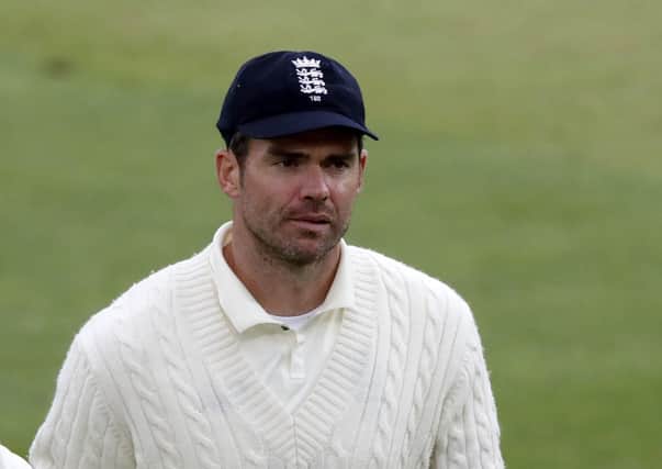 Poor weather could force James anderson to wait longer before reaching his milestone. Picture: PA.