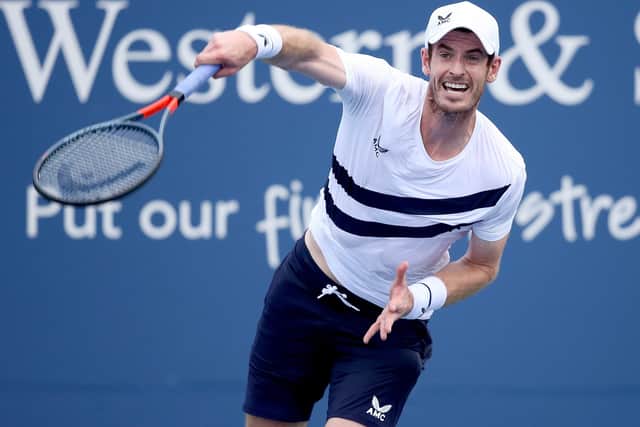 Andy Murray recorded his first win over a top-10 player in more than three years when he beat world No 7 Alexander Zverev in New York. Picture: Getty