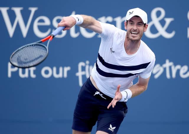 Andy Murray recorded his first win over a top-10 player in more than three years when he beat world No 7 Alexander Zverev in New York. Picture: Getty