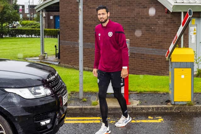 Hearts keeper Craig Gordon won't play competitively until October. Picture: Mark Scates / SNS