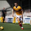 David Turnbull did not train with his Motherwell team-mates as they put in their final preparations for facing Glentoran. Picture: Paul Devlin/SNS Group