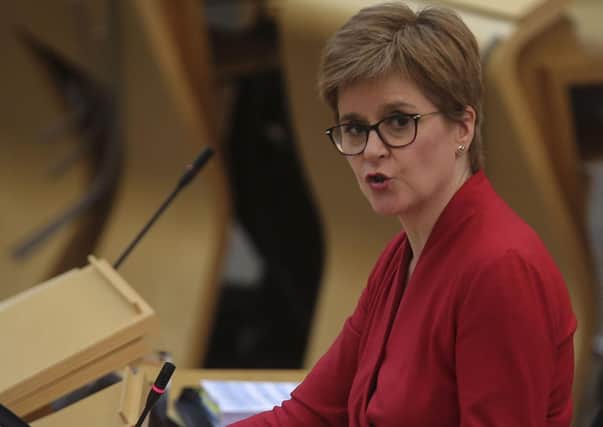 Nicola Sturgeon has warned against people being 'intimidated' back to their workplace (Picture: Fraser Bremner/pool/Getty Images)
