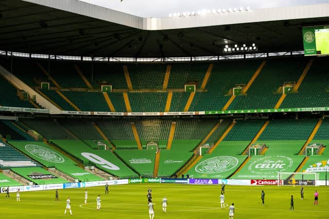 Fans have not been allowed to attend matches since football returned. Picture: Craig Williamson / SNS