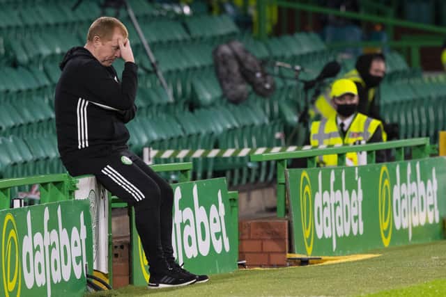 Celtic manager Neil Lennon was frustrated at full-time. Picture: Alan Harvey/SNS