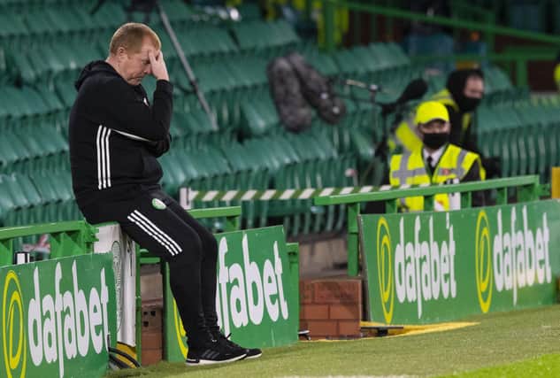 Celtic manager Neil Lennon was frustrated at full-time. Picture: Alan Harvey/SNS