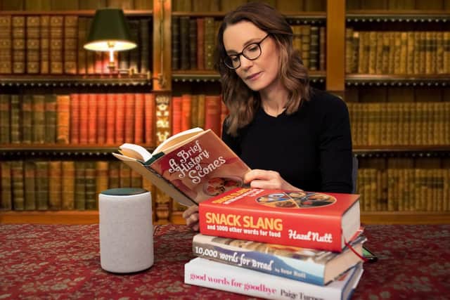 Amazon's Alexa has worked with TV wordsmith Susie Dent to add hundreds of alternative British words and regional phrases, including Scots slang words