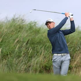 Ruben Lindsay of Scotland in action at the Amateur Championship at Royal Birkdale. Picture: Richard Heathcote/R&A via Getty Images