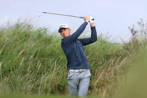 Ruben Lindsay of Scotland in action at the Amateur Championship at Royal Birkdale. Picture: Richard Heathcote/R&A via Getty Images