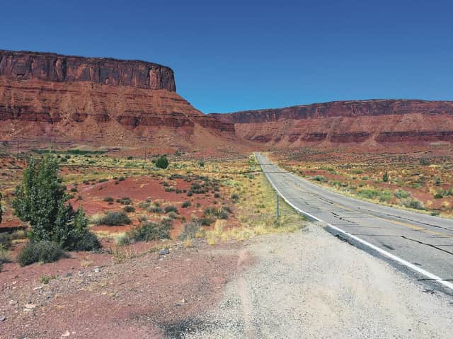 En route to Moab