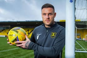 Anthony Stokes signed for Livingston after manager Gary Holt first checked his credentials with Marvin Bartley and Efe Ambrose. Picture: SNS
