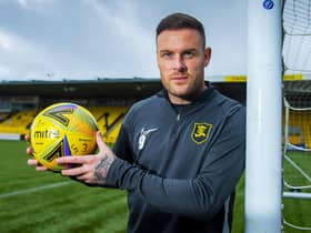 Anthony Stokes signed for Livingston after manager Gary Holt first checked his credentials with Marvin Bartley and Efe Ambrose. Picture: SNS