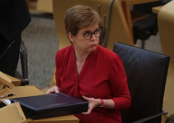 What message should Nicola Sturgeon take from this weeek's GERS figures? (Photo by Fraser Bremner - Pool/Getty Images)