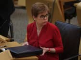 What message should Nicola Sturgeon take from this weeek's GERS figures? (Photo by Fraser Bremner - Pool/Getty Images)