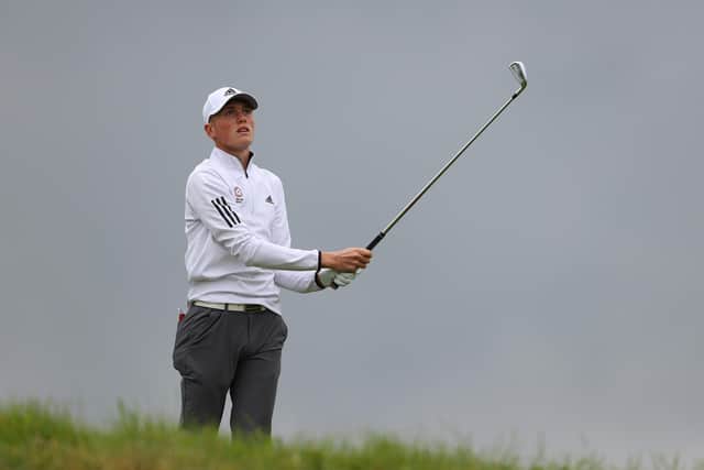 Benjamin Schmidt of England in action at Royal Birkdale. Picture: Richard Heathcote/R&A