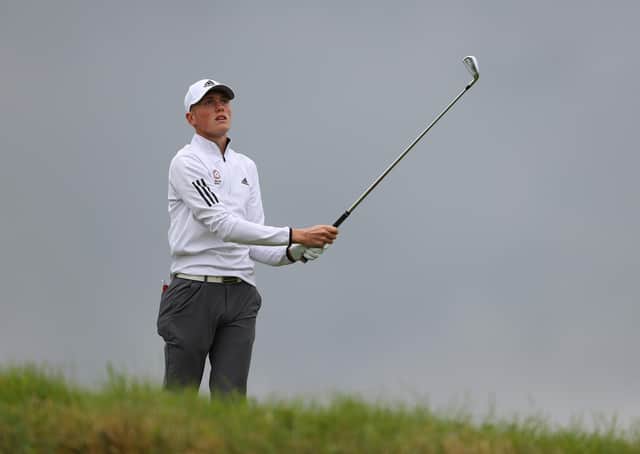 Benjamin Schmidt of England in action at Royal Birkdale. Picture: Richard Heathcote/R&A