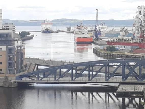 The Victoria Swing Bridge, Leith