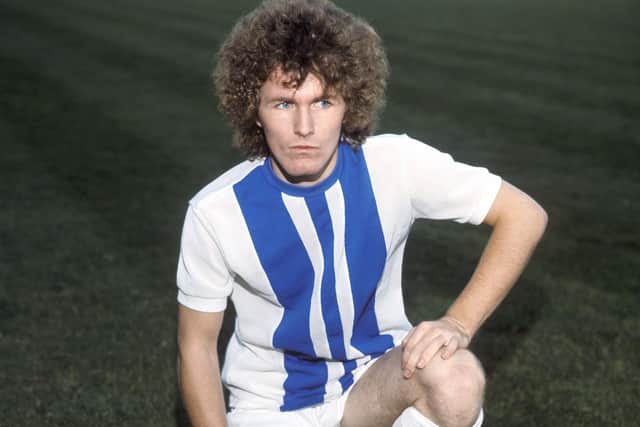 Davie Provan in Kilmarnock kit in the 1976/1977 season. He left Rugby Park for Celtic in a £125,000 deal. Picture: SNS
