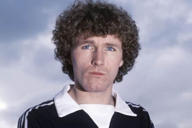 Davie Provan and his bubble perm made ten appearances for Scotland between 1979 and 1982. Picture: SNS