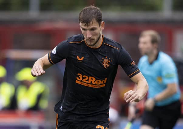 Rangers left-back Borna Barisic will now head off on international duty with Croatia. Picture: Craig Williamson/SNS