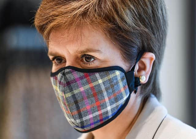 Nicola Sturgeon has warned a second coronavirus lockdown is possible (Picture: Jeff J Mitchell/PA Wire