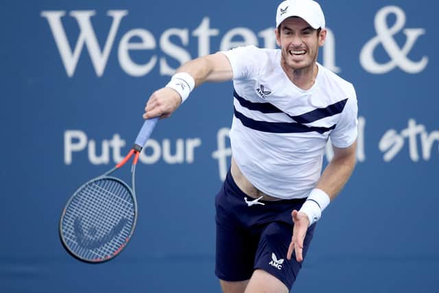 Andy Murray in action at the Western & Southern Open. Picture: Matthew Stockman/Getty