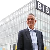 Tim Davie, new director-general of the BBC, arrives at BBC Scotland in Glasgow for his first day in the role. Picture: Andrew Milligan/PA Wire