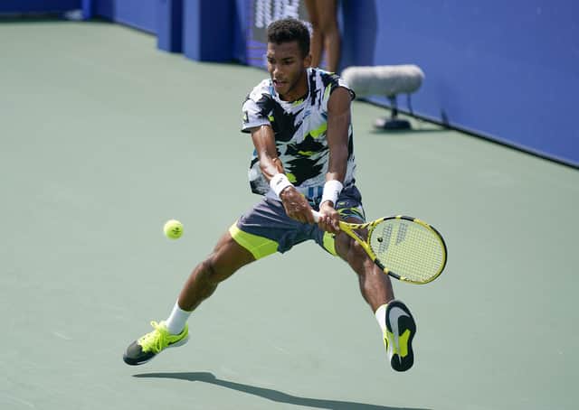 Felix Auger-Aliassime was 11 when he watched Andy Murray at the 2011 US Open. Picture: Seth Wenig/AP