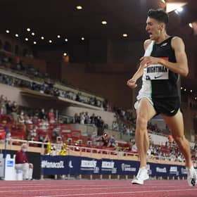 Jake Wightman, on his way to his PB in the 1500m in Monaco, now hopes to do likewise in the 800m at the British Championships. Picture: Getty.