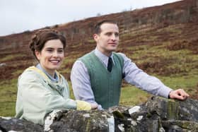 Helen Alderson (played by Rachel Shenton)
 and James Herriott (played by Nicholas Ralph)